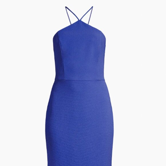 Liv Foster Twill Halter Mermaid Gown Size 2, NWOT never worn! - Picture 1 of 7